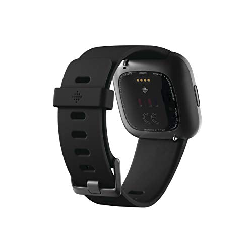 Fitbit Health and Fitness Smartwatch with Heart Rate, Music, Alexa Built-In, Sleep and Swim Tracking, Black/Carbon