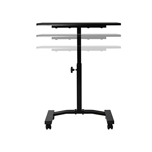 Adjustable Mobile Laptop Desk Cart