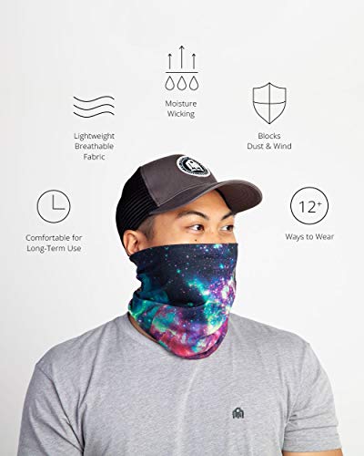 Neck Gaiter Face Cover Scarf, Breathable Gator Face Mask Cooling Bandana
