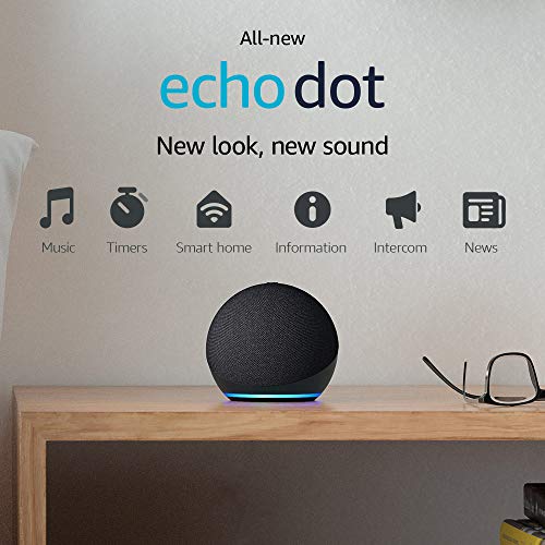 Amazon Echo Dot (4th Gen, 2020 release), Smart speaker with Alexa