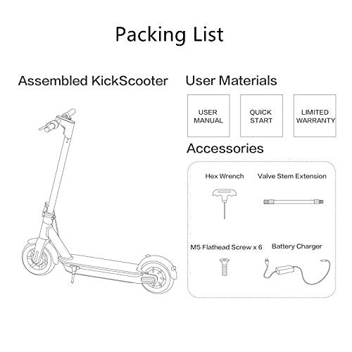 Segway Electric Kick Scooter, Foldable and Portable