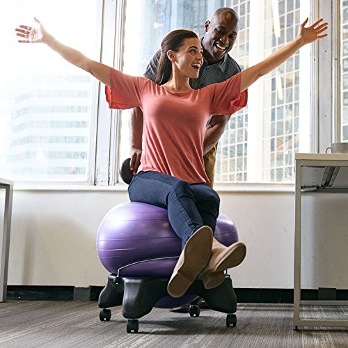 Classic Balance Ball Chair Exercise Stability Yoga Ball