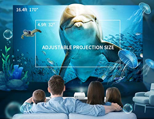 VANKYO LEISURE 3 Mini Portable Projector With 1080P and 170'' Display Supported