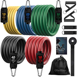 Resistance Bands Set, Workout Bands with Handles for Fitness for Men and Women