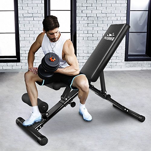 Weight Bench, Adjustable Strength Training Bench for Full Body Workout