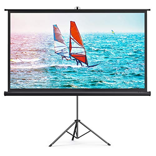TaoTronics Projector Screen with Stand - 4K HD 100'' 16: 9 Wrinkle-Free Design