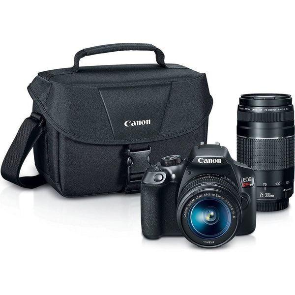 Canon Digital SLR Camera Kit [EOS Rebel T6] with EF-S 18-55mm and EF 75-300mm Zoom Lenses