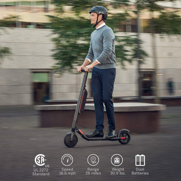 Segway Folding Electric Scooter with Second Battery